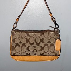 Burnt Orange Coach Handbag